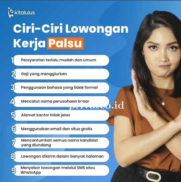 Membedakan Ciri-Ciri Lowongan Kerja Palsu: Jaga Keamanan Karier Anda